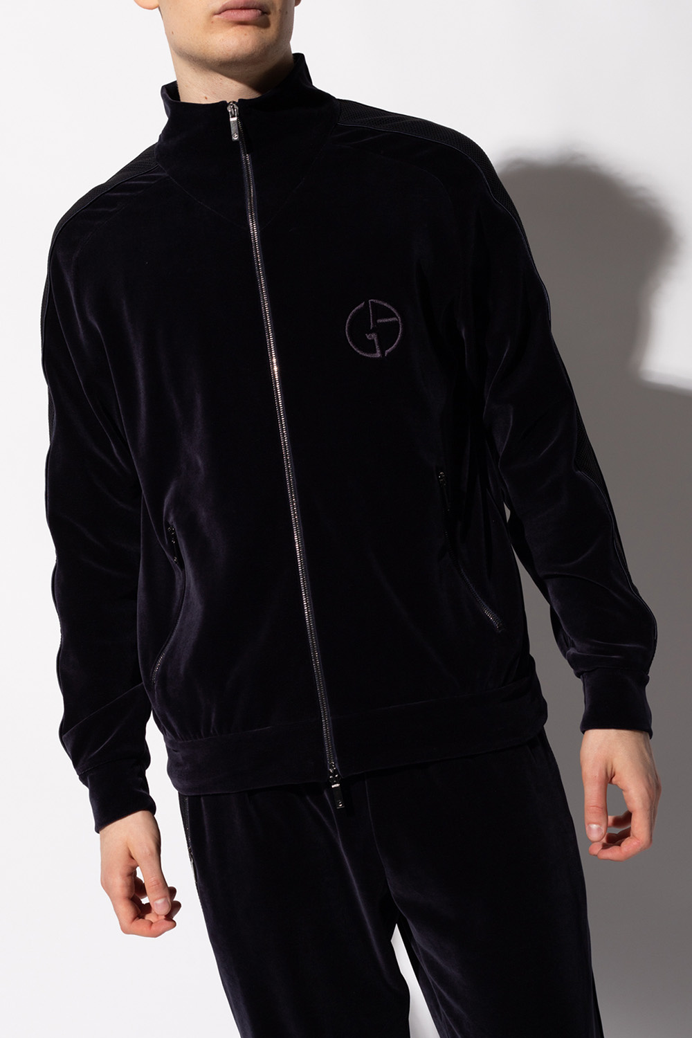 Armani velour clearance tracksuit